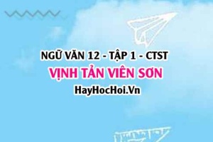 Soạn bài Vịnh tản Viên Sơn trang 81, 82 Ngữ văn 12 Chân trời sáng tạo